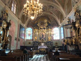 Interior of the Church of St. Barbara