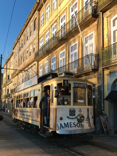 One of the city's iconic trams