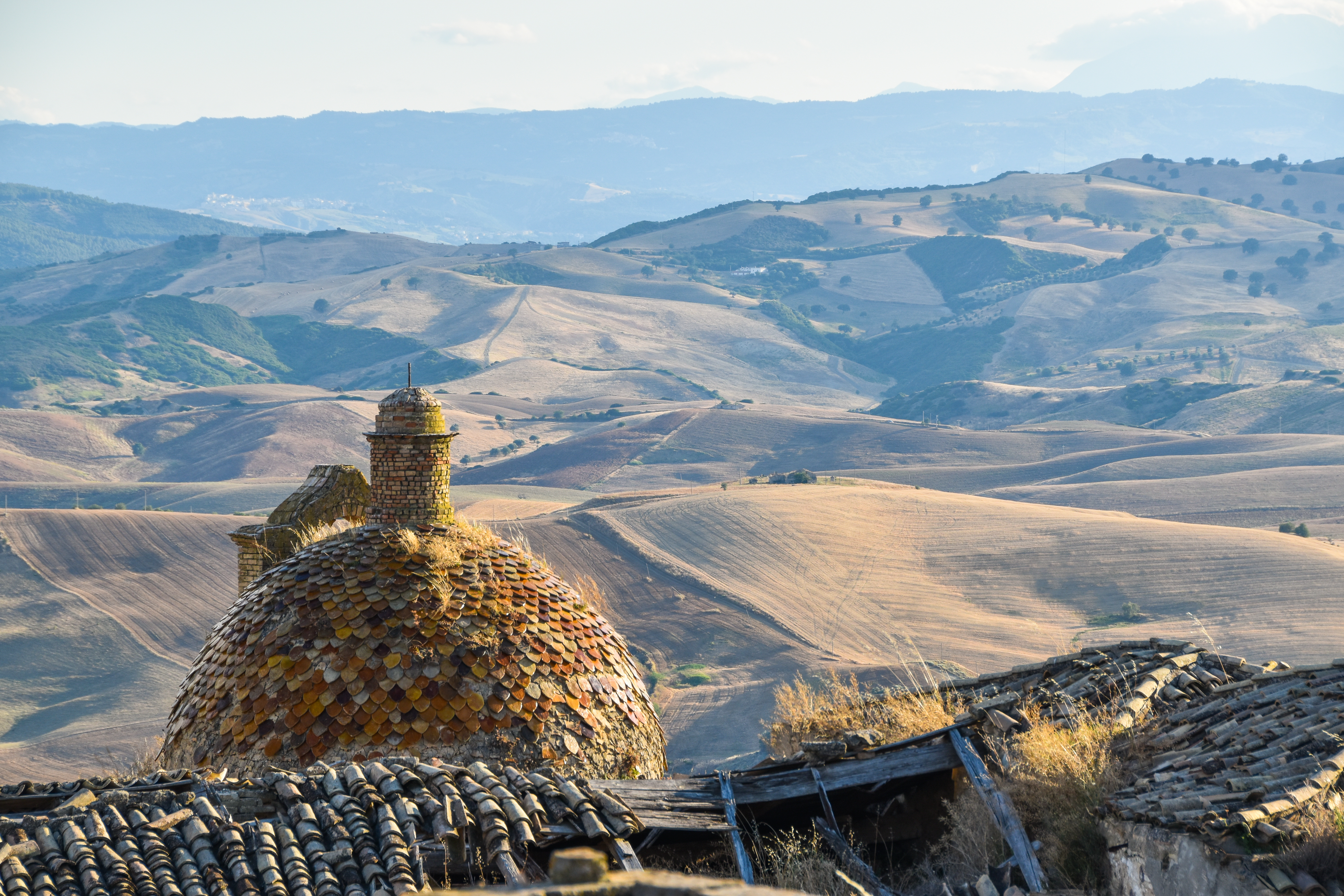 Craco Dome and Countryside