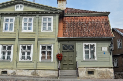 A historic building in Kuldīga